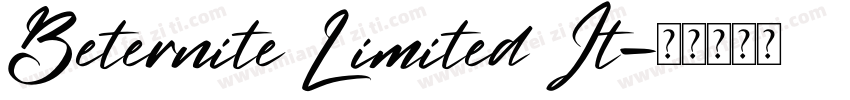 Beternite Limited It字体转换